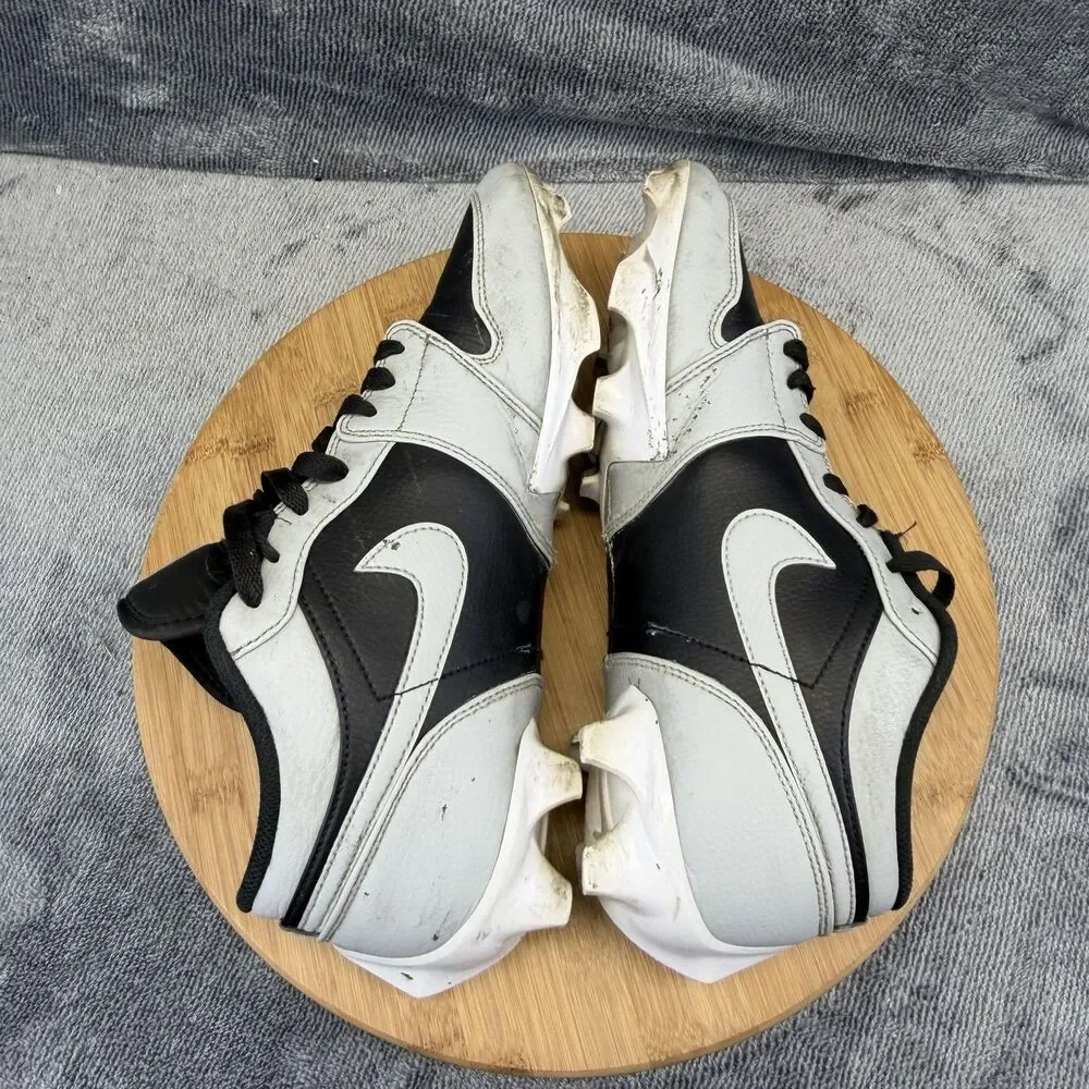 Jordan Shoes Mens Size 10 Black White Football Cleats FJ6245-002 Sneakers